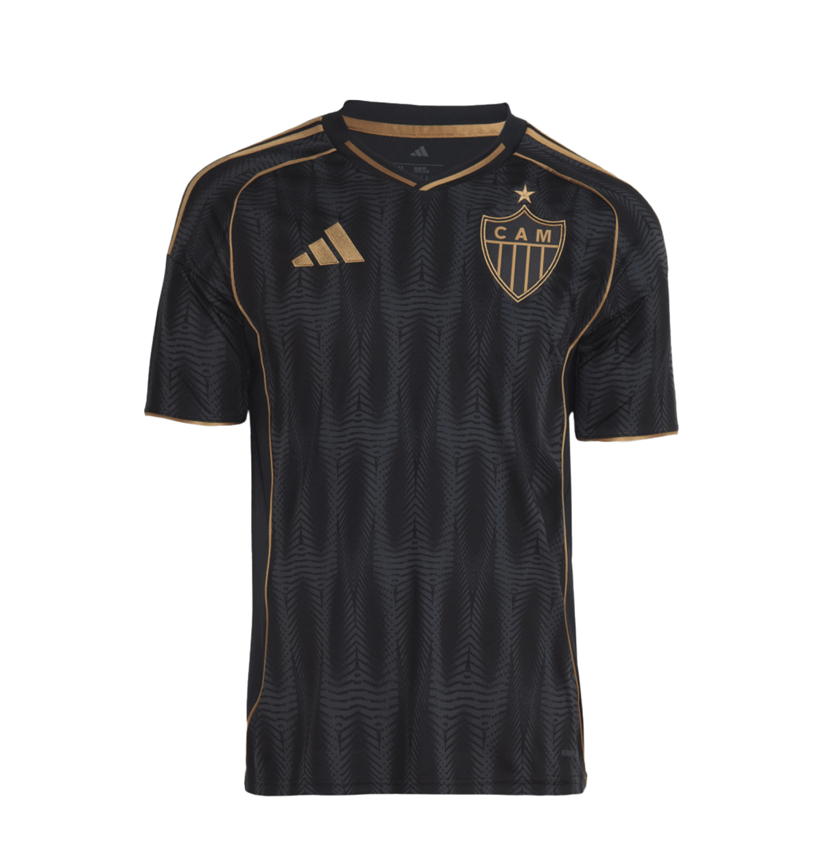 Camisa Adidas Atlético Mineiro Third 2025/26 Preta e Dourado