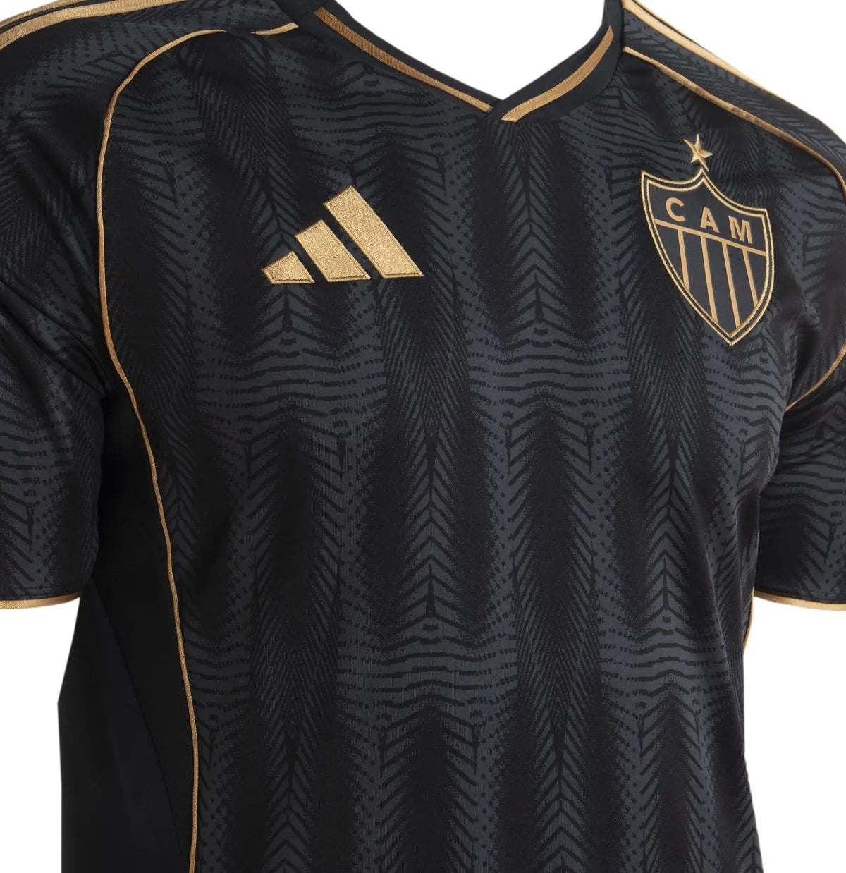 Camisa Adidas Atlético Mineiro Third 2025/26 Preta e Dourado