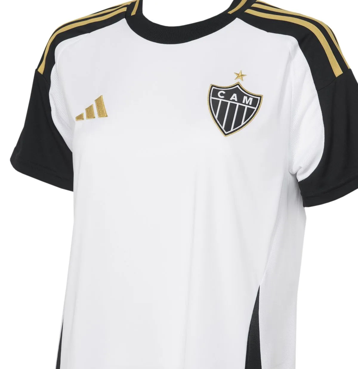 Camisa Adidas Atlético Mineiro II 2025/26 Branca e Preta Feminina