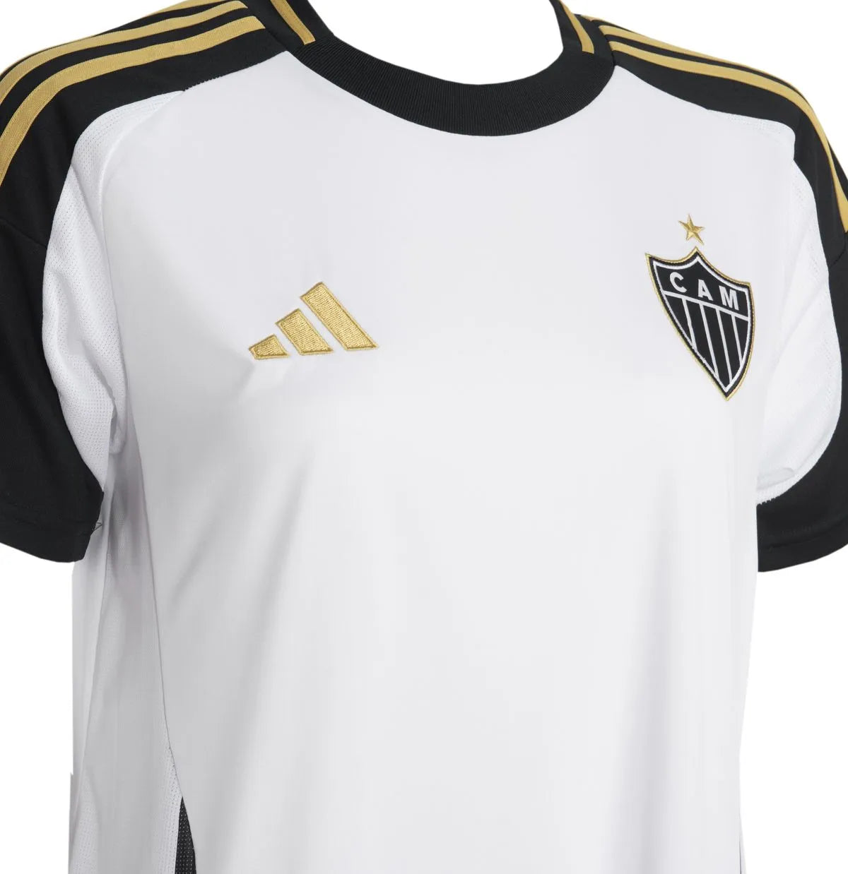 Camisa Adidas Atlético Mineiro II 2025/26 Branca e Preta Feminina