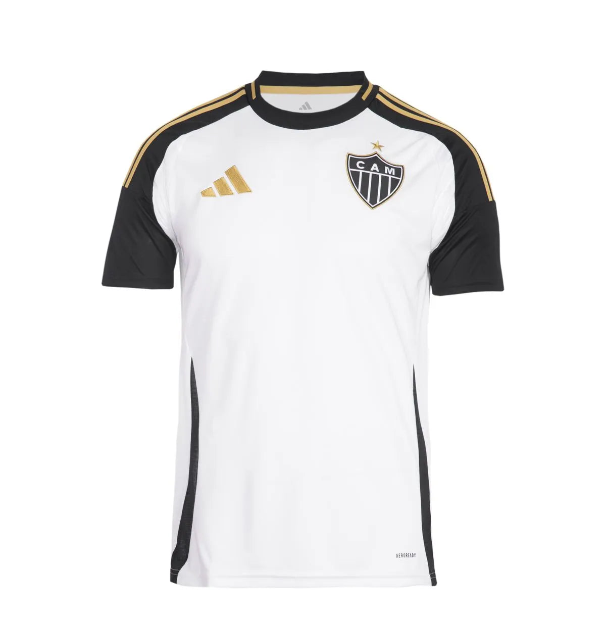 Camisa Adidas Atlético Mineiro II 2025/26 Branca e Preta