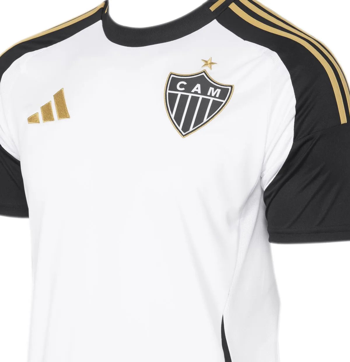 Camisa Adidas Atlético Mineiro II 2025/26 Branca e Preta